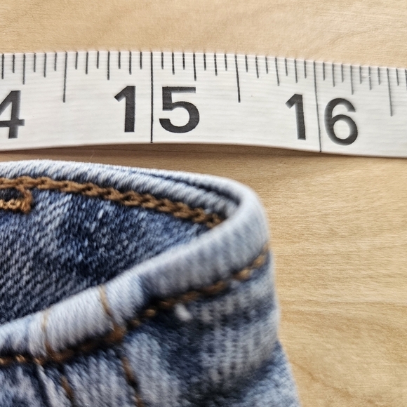 J. Jill High Rise Straight Leg Crop Denim Jeans Women 8 Regular Blue - Picture 7 of 11